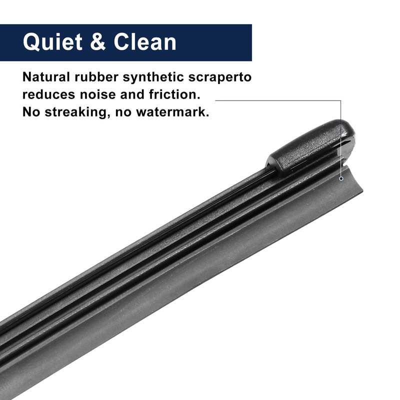 X AUTOHAUX 13inch Rear Windshield Wiper Blade Arm Kit for