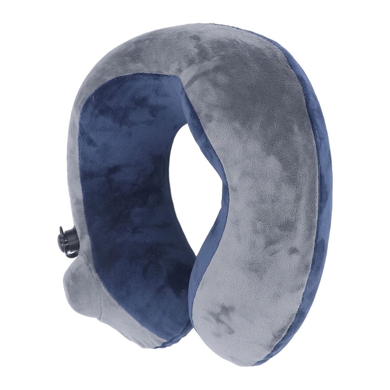 Self Inflatable Travel Pillow U Shaped Portable Neck Chain Support