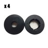 JIFFYY Car Round Floor Mat Clips for Ford, Set of