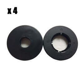 JIFFYY Car Round Floor Mat Clips for Ford, Set of 4 Clips