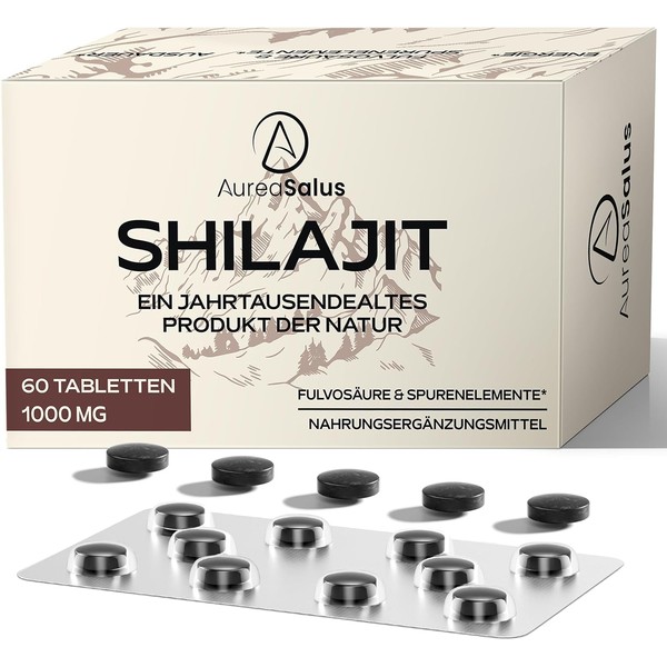Shilajit Tablets 30,000 mg High Dose – Pure Himalaya Shilajit