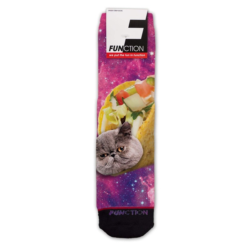 Function - Galaxy Taco Cat Fashion Socks One Size