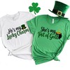 St Patrick's Day Couple T-Shirts, Lucky Charm and Pot of