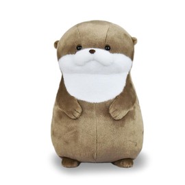 Amuse 703476 Otter Sayan Big Dark Chan Plush Toy, Total Length 13.4 inches (34 cm)