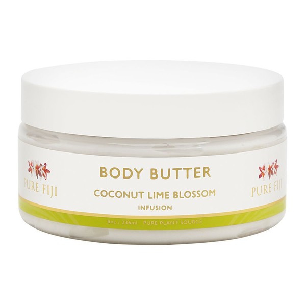 Pure Fiji Coconut Lime Blossom Body Butter 236ml/8oz