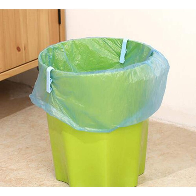 HJ Trash Cans Anti-Slip Clips Trash Bag Fixing Clips Trash