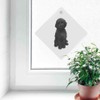 'Black Cavapoo' Suction Cup Car Window Sign (CG00013578)