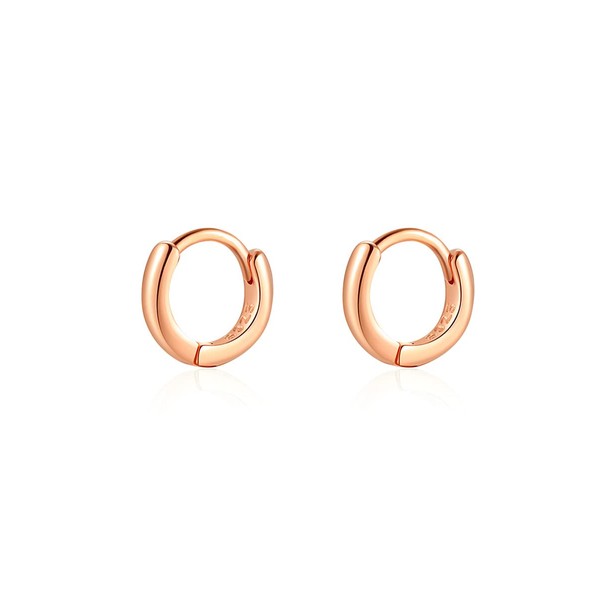 Lansora Mini Tiny Huggie Hoop Earrings Top Upper Ear Cartilage