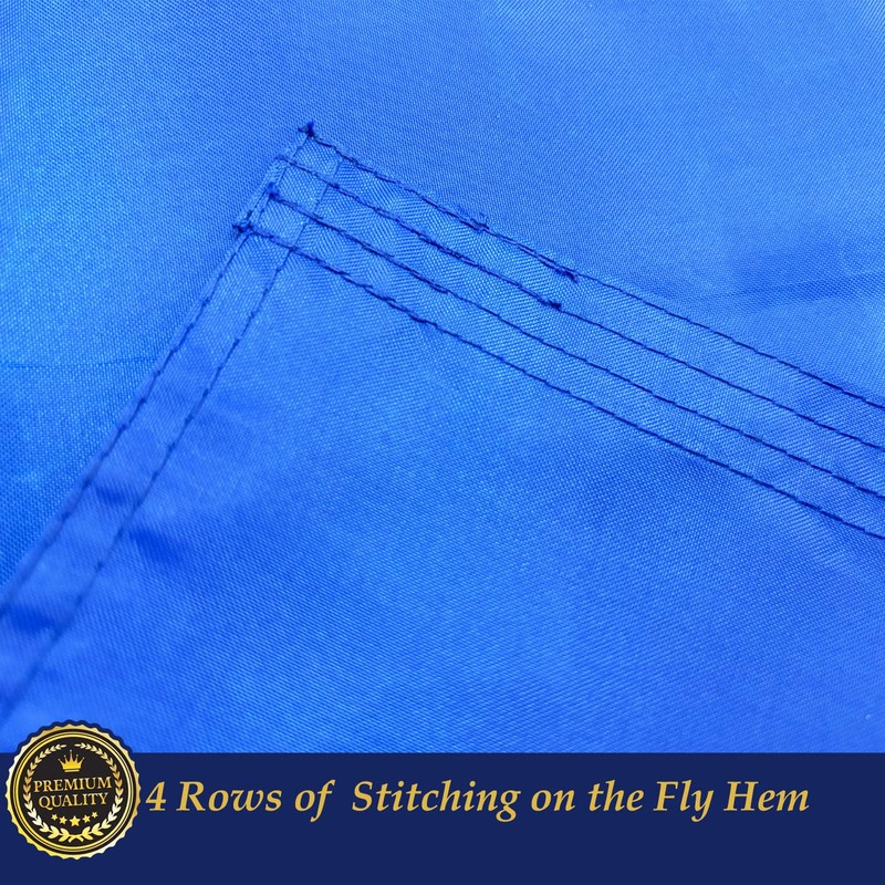 TOPFLAGS Solid Blue Flag BlanK Flags 2x3 Ft Create Your