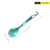 SILVERANT Titanium Spork, 6.4” Ulralight Long Utensil Bottleopener Spork with