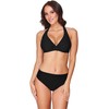 Merry Style 74RN24 Women’s Bikini Top - Black (9240), size: