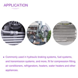 DMiotech 5/16" OD 6061 Aluminum Coiled Tubing 0.03" Wall Thickness 16ft Seamless Round Pipe Refrigeration Tubing for Compressor Refrigerator Air Conditioner