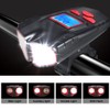 USB Rechargeable Bike Light with Bike Bell 4 Lighting Mode
