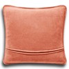 Joop! 758965 Cushion Cover Plain Double-Sided Bordeaux Orange Cotton Polyacrylic