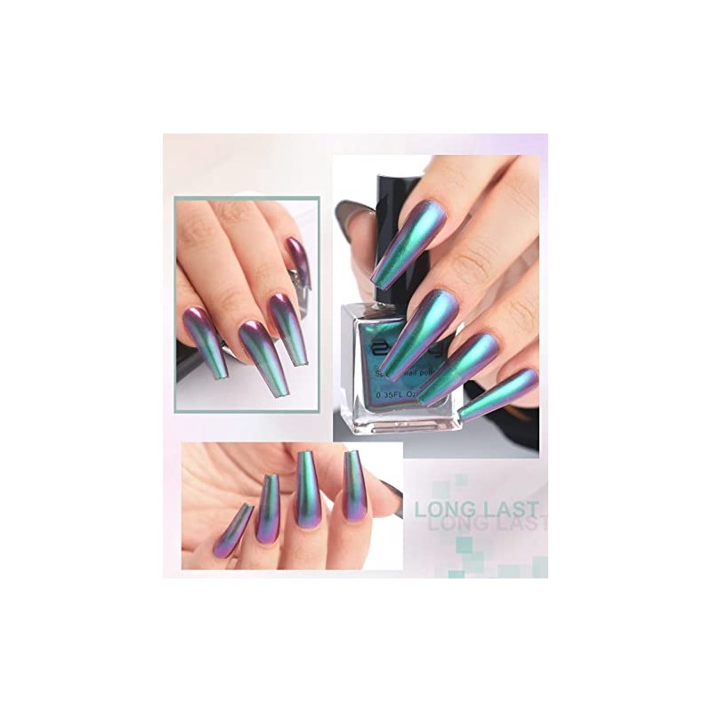 Major Dijit- Esmalte de uñas camaleón, esmalte de uñas holográfico
