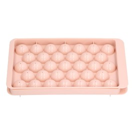 Molde de Cubitos de Hielo, Molde de Bola 2 Piezas 33 Rejillas Molde de Cubitos de Hielo DIY Máquina de Hielo Barra de Cocina Accesorios para Beber con Tapa