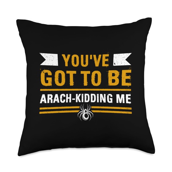 Spider Lover Arachnid Cobweb Terrarium Tarantula Throw Pillow