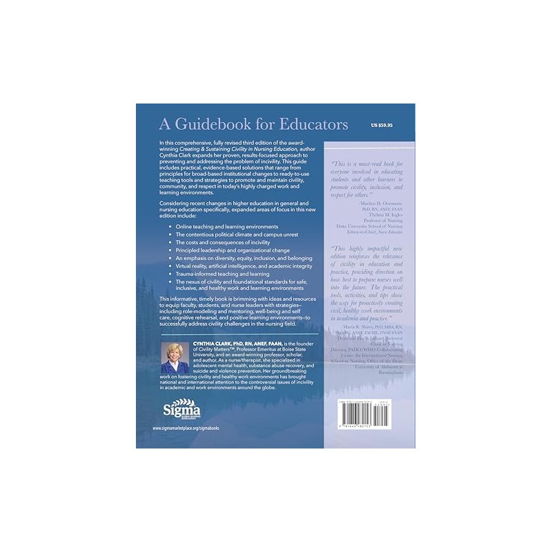 Creating & Sustaining Civility in Nursing Education, Third Edition