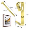 Heavy Duty Picture Hooks for Plasterboard Walls 70Pcs Picture Hanging