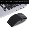 Locadence Wireless Arc Mouse, Two Touches Bluetooth Slim Silent Mouse,