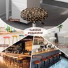 Wanyint Bar Stool Seat Covers Leopard Print Stretch Round Chair
