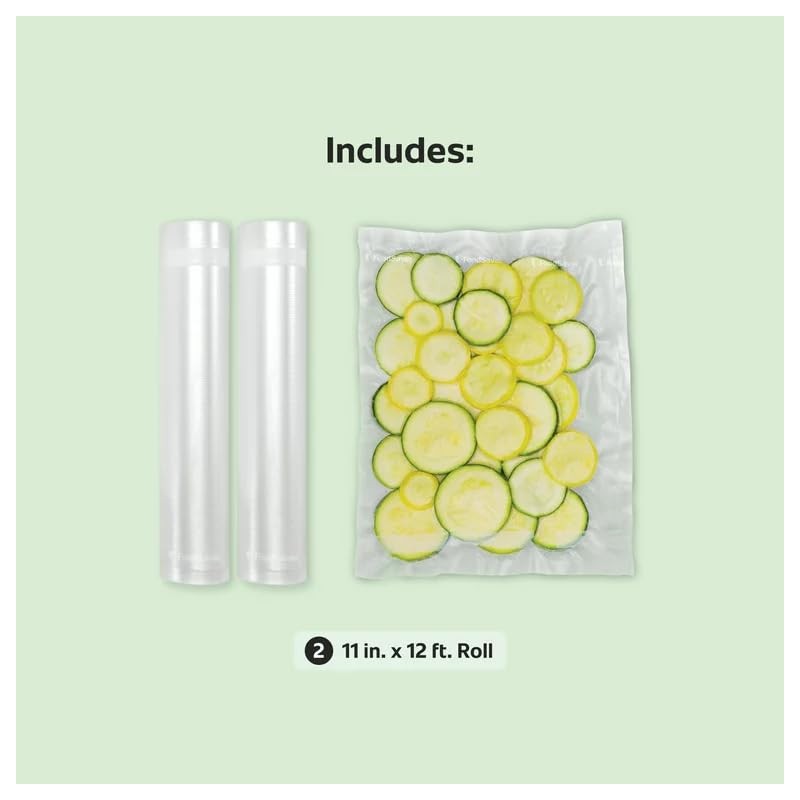 FOODSAVER 11" x 12' Vacuum Seal Rolls with BPA-Free Multilayer