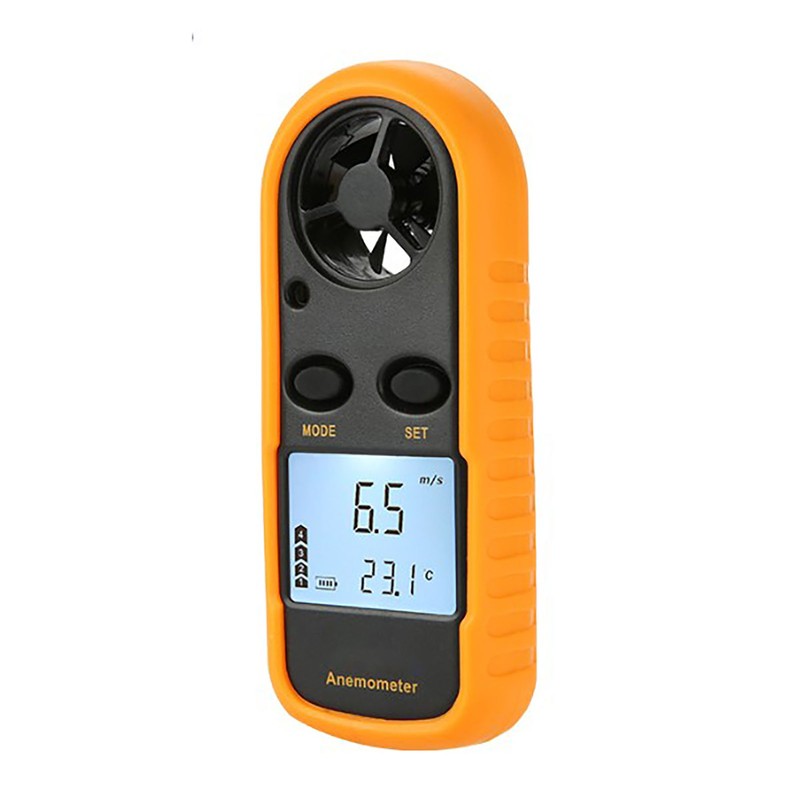 Wind Speed Meter Chill Tester Velocity Gauge Digital Anemometer for