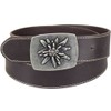 Harrys-Collection Costume Belt with Edelweiss Clasp in 2 Colours, brown