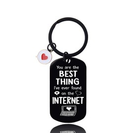 Husband Birthday Gift for Her Wife Valentines Day Gifts for Him Wife Boyfriend Keychain Gifts for Bride Groom Anniversary Wedding Gifts for Couple I Love You Gifts for Her Him