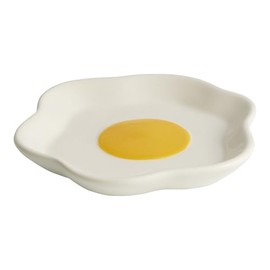 Fried Egg Kitchen Spoon Rest for Stove Top - Sunny Side Up Egg Ceramic Kitchen Utensil Holder - Cute Spoon Rest for Cooking Utensils - Spoon Holder for Stove - Farmhouse Decor for Home Organization