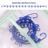 Elastic Travel Clothesline, Portable Clothes Line with 12 Clothes Clips,