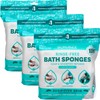 Scrubzz Disposable No Rinse Bathing Wipes for Sensitive Skin -