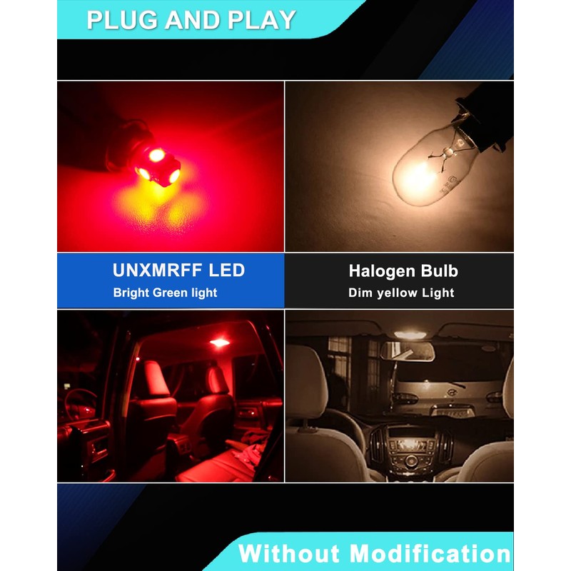 UNXMRFF 25-Pack 194 LED Light Bulb, Super Bright T10 LED