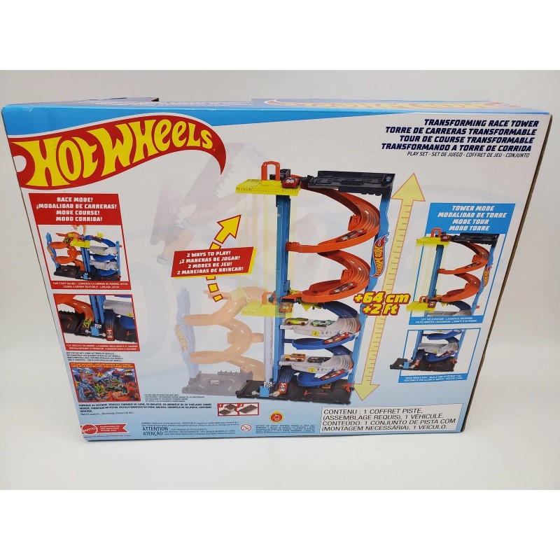 Hot Wheels - Transforming Race Tower Play Set