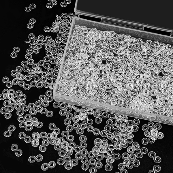 muyurra Loom Bands Clasps, Loom Bands Accessories, Loom Accessories, Transparent