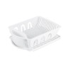 Sterilite 06218006 Sink Dish Rack Drainer, White