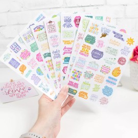 bloomdailyplanners bloom daily planners Planner Sticker Pack, Inspirational Quotes