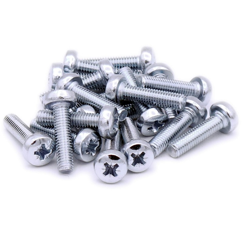 M5 (5mm x 20mm) Pozi Pan Machine Screw (Bolt) -