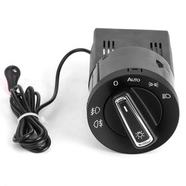 Car headlight with sensor, headlight light sensor switch, car headlight control switch, ABS plastic car headlight switch suitable for MK4