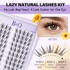 B&Qaugen Lash Clusters Kit Sunflower Lash Extension Kit No Lash