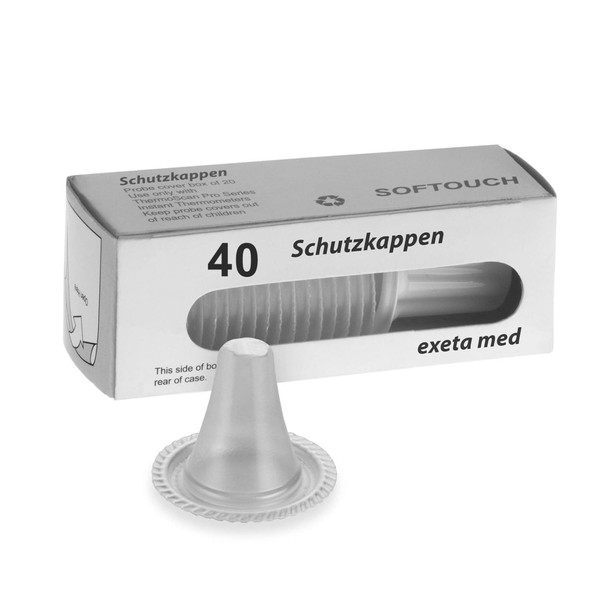 Exeta Protective Caps Suitable for Braun Thermoscan Pack of 40