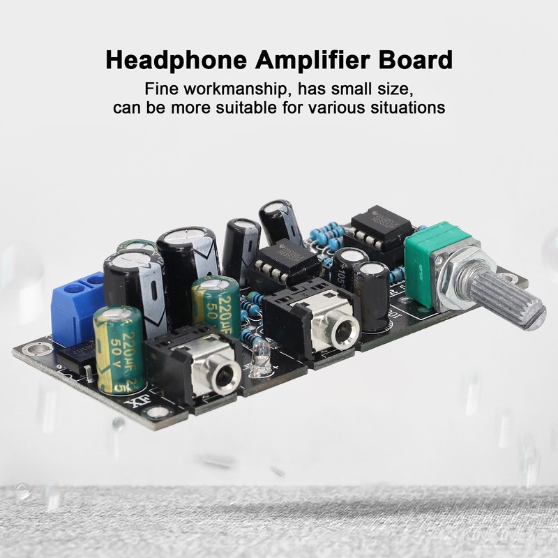 Headphone Amplifier Board Audio OP AMP Module 2 Channel Portable