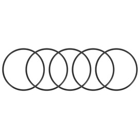 uxcell Nitrile Rubber O-Rings 50mm OD 46mm ID 2mm Width, Metric Sealing Gasket for Automotive Machine Plumbing, Pack of 5