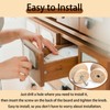 16-piece set Wooden Drawer Knobs, Wooden Drawer Knobs, Wooden Knobs,