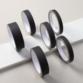 Luoerwen Black Peel and Paste Wallpaper, 393.7in Long, Border Repair Sticker, Waterproof, Removable, Suitable for Door and Window Frames (fu gan bao shi HEI, L 393.7in x W 1.18in)