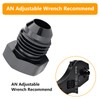 6AN Male Flare Thread Blanking Plug Fitting Hex Head Plug