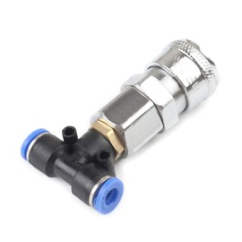 Air Compressor-Pneumatic Tank-Connector Air for Three-Way Joint Air for Tank Straight Through Joint for Trucks & T Air Blow Guns 3-Way Joint-Pneumatic Tank-Connector-Pneumatic Fittings