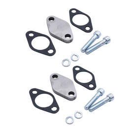 2 Set SHLPDFM 8MM EGR Valve Blank Blocking Off Plate Gaskets Fits for E39 E46 E53 E60 E61 E65 E66 E87 E91 X3 X5 318D 320D 330XD