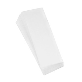 CABAX 8'' x 2.7'' Disposable Hair Removal Tool Depilatory Paper Nonwoven Cloth Epilator Women Wax Strip Paper Shaving Roll Waxing Smooth Legs, 50 Sheets