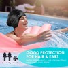 Long Hair Swim Cap for Women Men with 3D Ear